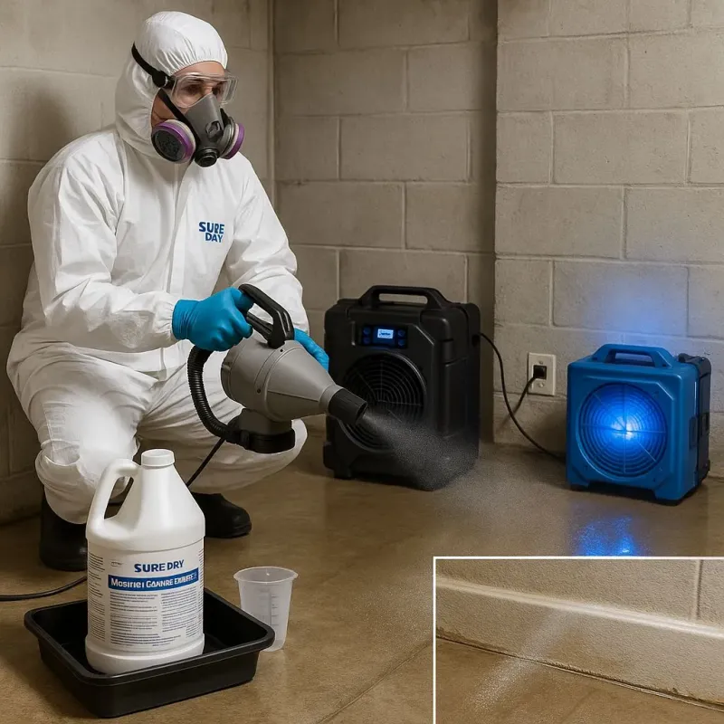 Sanitization and Odor Removal process in Sunapee, NH